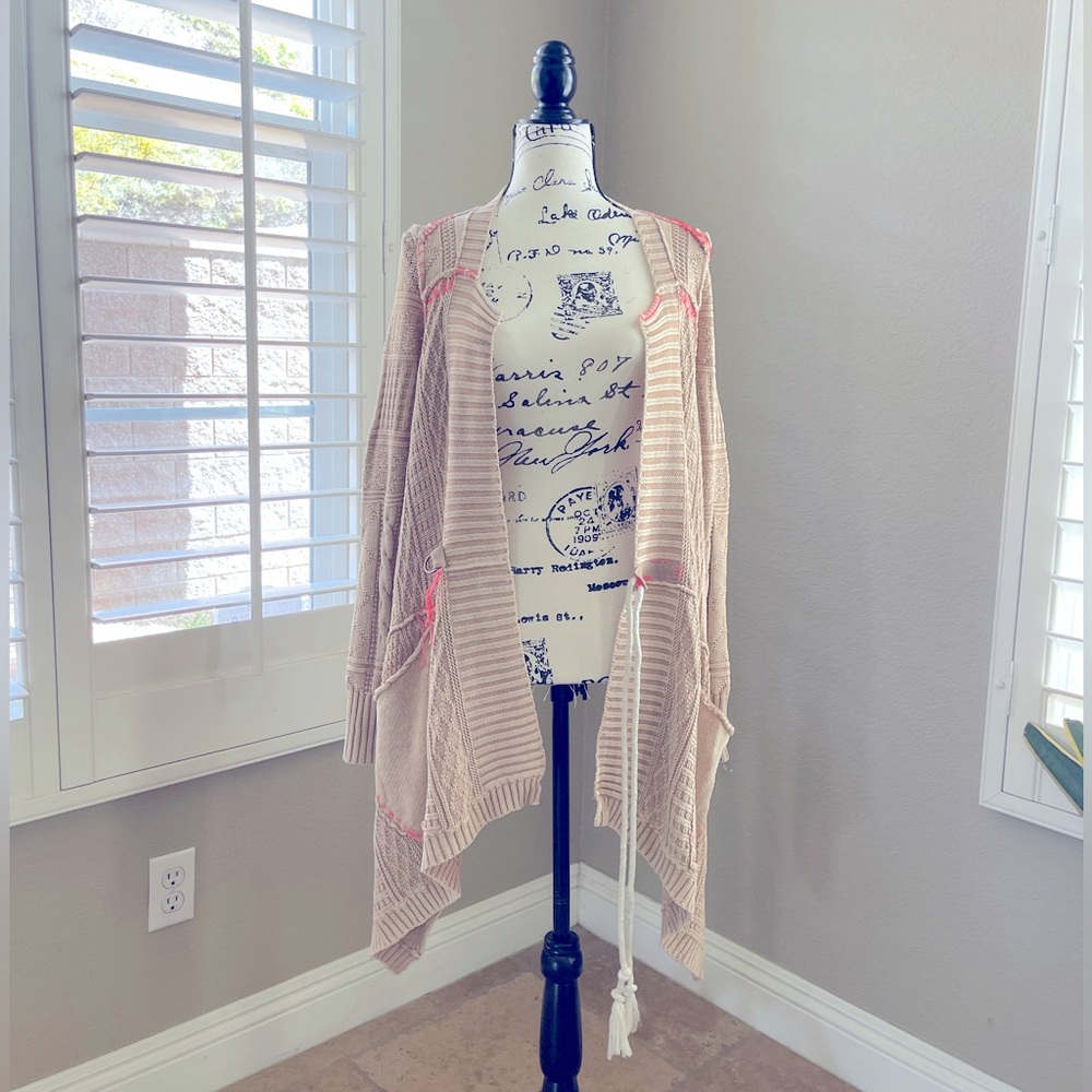 Free People All Washed Out Cardi Cardigan Sweater - Picture 2 of 3